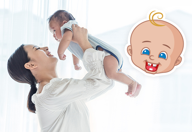 Immagine bambino con carie