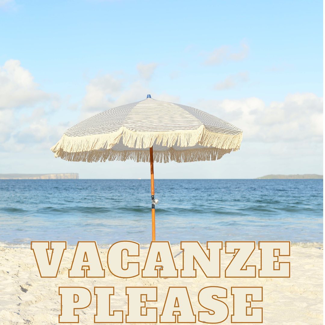 ☀️🌊Ed ecco qua,anche per noi è arrivato il momento di riposarci..quindi vi ricordiamo che dal 04/08 al 27/08 lo studio rimarrà chiuso. Ma tranquilli vi terremo aggiornati sulle nostre destinazioni! ☀️#vacanze #sole #cuore #amore #relax #chiusura